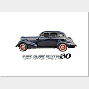 1937 Buick Century Series 60 Model 64 Touring Sedan Posters and Art